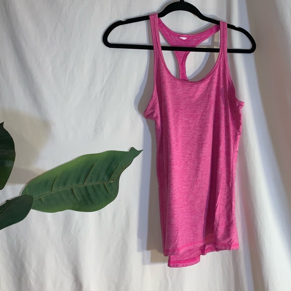 Hot Pink Athletic Tank Top - Picture 1 of 3